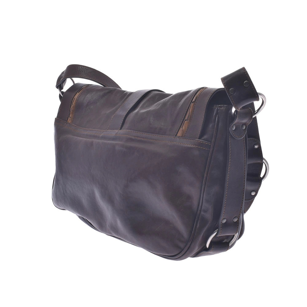 Dior Gaucho Brown Christian Calfskin Bag Shoulder Brown